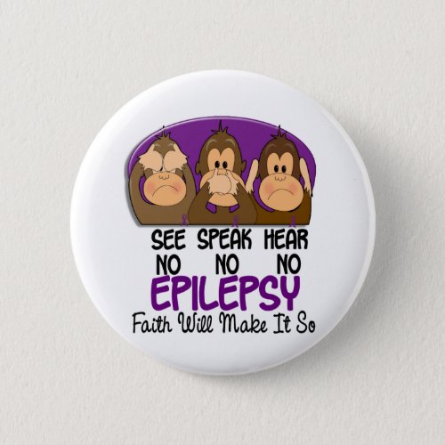 See Speak Hear No Epilepsy 1 Button