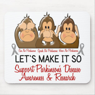 See Speak Hear No Parkinsons Disease 2 Mouse Pad