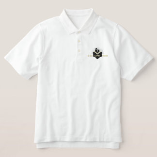 See Spot Read Red polo