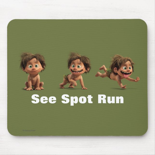 See Spot Run Mouse Pad (Front)