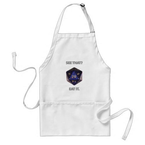 See That  Eat it Adult Apron