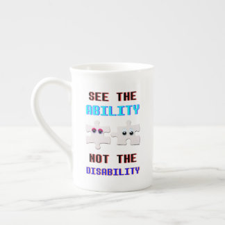 See The Ability Not The Disability Spectrum Autism Bone China Mug