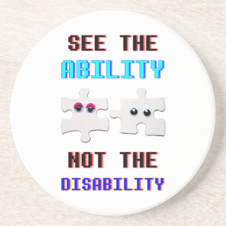 See The Ability Not The Disability Spectrum Autism Coaster