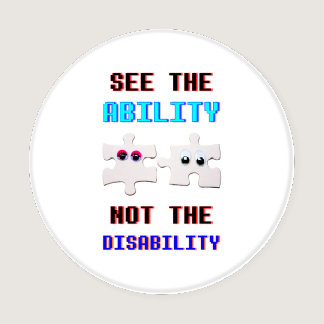 See The Ability Not The Disability Spectrum Autism Coaster Set