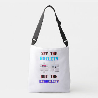 See The Ability Not The Disability Spectrum Autism Crossbody Bag