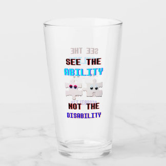 See The Ability Not The Disability Spectrum Autism Glass