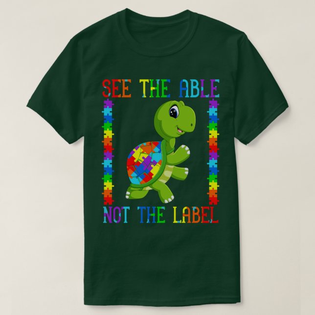 See The Able Autism Awareness  T-Shirt (Design Front)