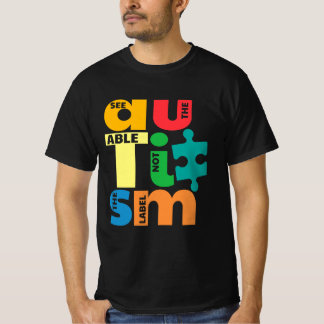 See The Able Not the Label Autism Awareness T-Shirt