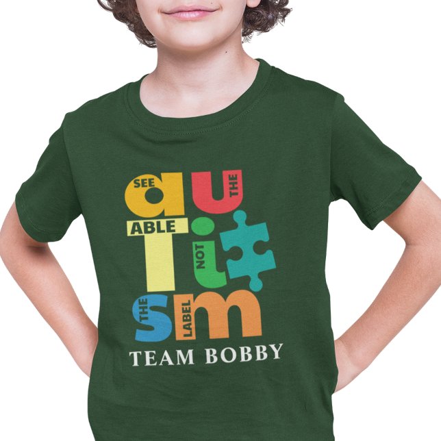 See The Able Not the Label Autism T-Shirt (See The Able Not the Label Autism T-Shirt)