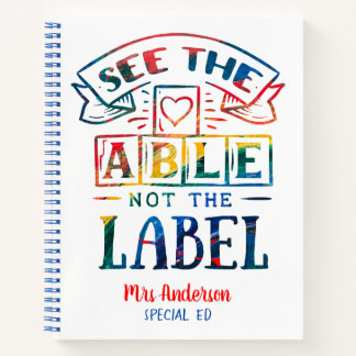 See the Able Not the Label Autism Teacher Notebook