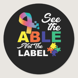 See the Able Not The Label Cute Autism Awareness