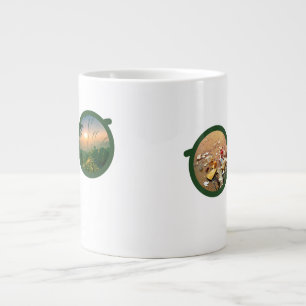 See the Change Glasses Nature vs Pollution Design Giant Coffee Mug