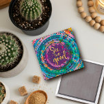 See the Good Trendy Colorful Inspirational Modern Magnet<br><div class="desc">Always look for the good!! Trendy, pretty, colorful, inspirational magnet was created for those who are needing some positive vibes. The fun modern artwork will be pretty on a fridge or any magnetic surface. The inspirational quote is great for motivation and encouragement. To see more of my daily, inspirational artwork,...</div>