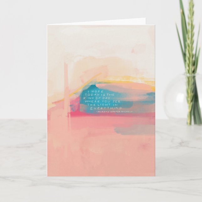 "See the Light in everything" card (Front)