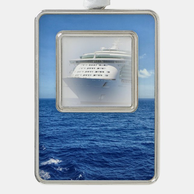 See the Sea Custom Ship Ornament (Front)