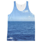 See the Sea Ocean Scene All-Over-Print Tank Top (Front)