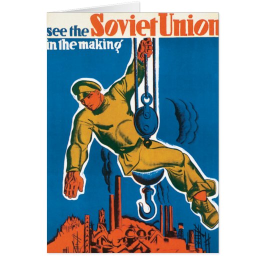 See the Soviet Union in the Making Cards (Front)