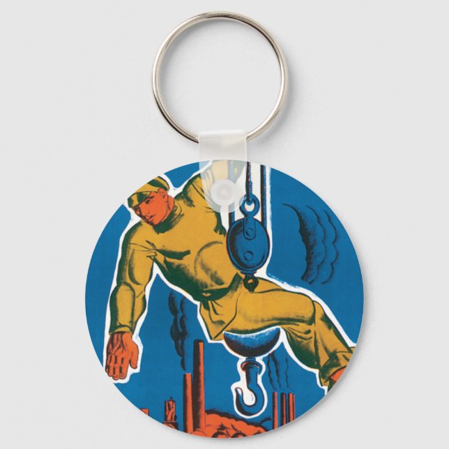 See the Soviet Union in the Making Keychain (Front)