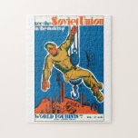 See The Soviet Union Vintage Travel Poster Jigsaw Puzzle at Zazzle