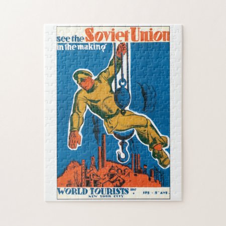 See The Soviet Union Vintage Travel Poster Jigsaw Puzzle