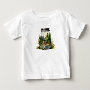 See the stream, the house in the glass jar baby T-Shirt