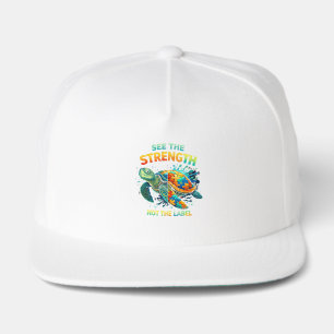See the Strength Turtle Autism Acceptance Snap Back Hat