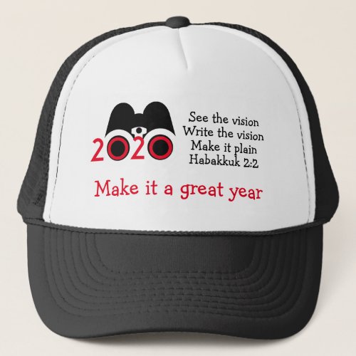 SEE THE VISION 2020 Binoculars Customized Trucker Hat
