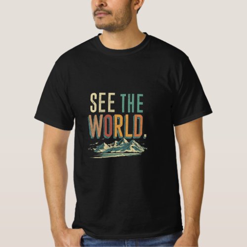 See The World Men T_shirt 