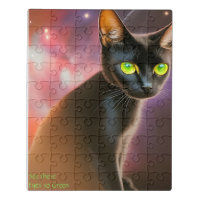 See these Eyes so Green-I Can Stare for 1000 Years Jigsaw Puzzle