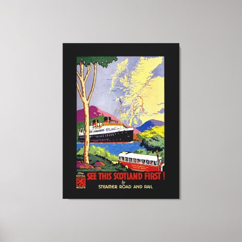 See This Scotland First  Canvas Print