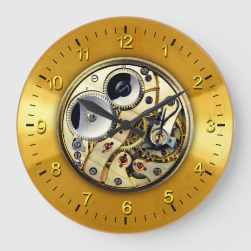 See_thru Watch Mechanism Large Clock