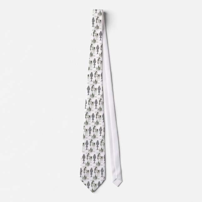 See What Medical School Has Done To Me (Skeleton) Tie (Front)