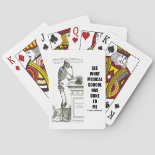 See What Medical School Has Done To Me (Vesalius) Poker Cards