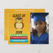 See Whooo Graduated Graduation Announcement (Front/Back)