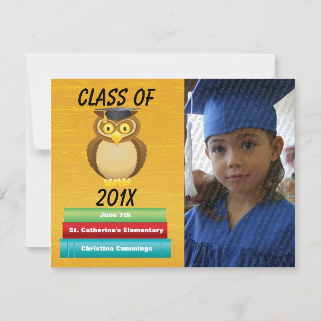 See Whooo Graduated Graduation Announcement (Front)