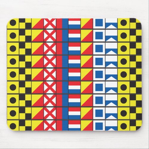 See Worthy_Signal Flags mousepad2 Mouse Pad