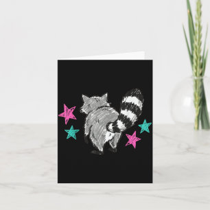 See Ya Soon Racoon Funny Raccoon Saying Quote Card