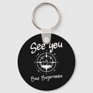 See You Hiking Bad Bayersoien Germany Vacation Ski Keychain