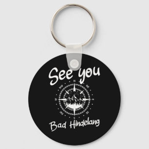 See You Hiking Bad Hindelang Germany Vacation Ski Keychain