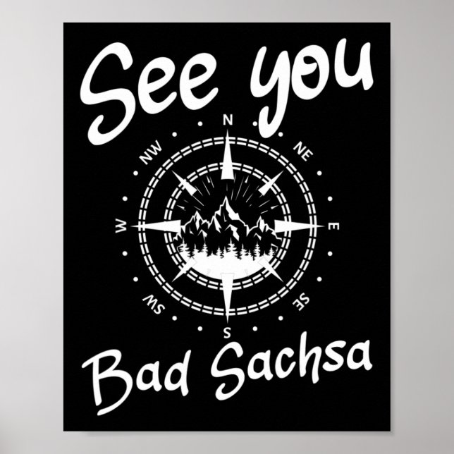 See You Hiking Bad Sachsa Germany Vacation Ski Com Poster (Front)