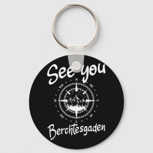 See You Hiking Berchtesgaden Germany Vacation Ski Keychain