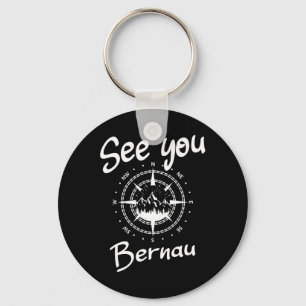 See You Hiking Bernau Germany Vacation Ski Comp 1 Keychain