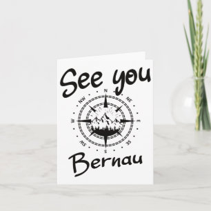 See You Hiking Bernau Germany Vacation Ski Comp Card