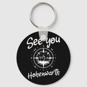 See You Hiking Hohenwarth Germany Vacation Ski Com Keychain