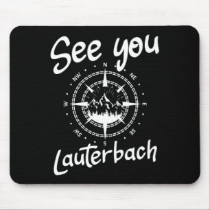 See You Hiking Lauterbach Germany Vacation Ski Com Mouse Pad