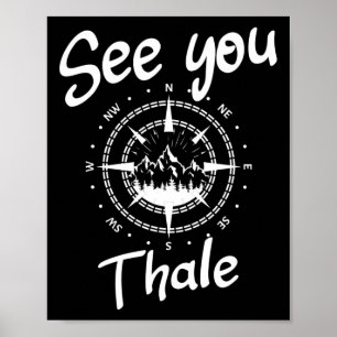 See You Hiking Thale Germany Vacation Ski Comp Poster