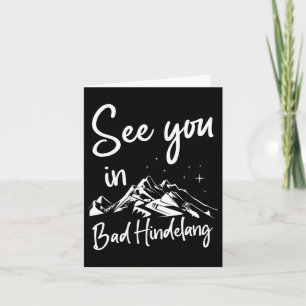 See You In Bad Hindelang Germany Vacation Ski  Card