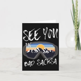 See You In Bad Sachsa Germany Vacation Ski 1 Card