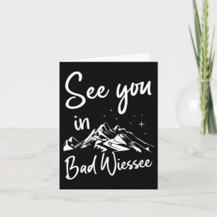 See You In Bad Wiessee Germany Vacation Ski  Card