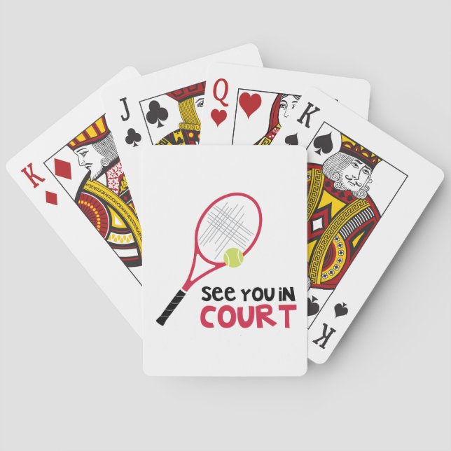 See You In Court Poker Cards (Back)